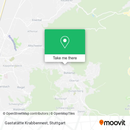 Gastatätte Krabbennest map