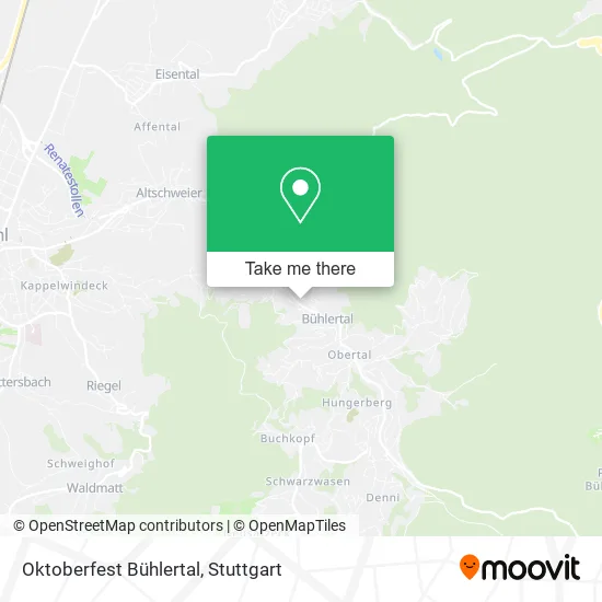 Карта Oktoberfest Bühlertal