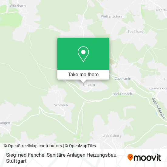 Siegfried Fenchel Sanitäre Anlagen Heizungsbau map