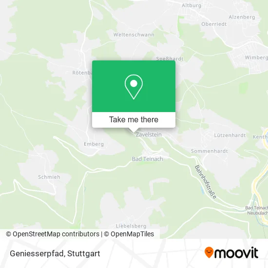 Карта Geniesserpfad