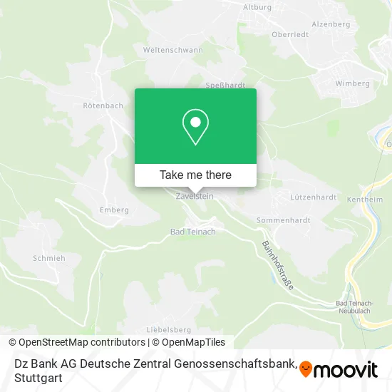Карта Dz Bank AG Deutsche Zentral Genossenschaftsbank