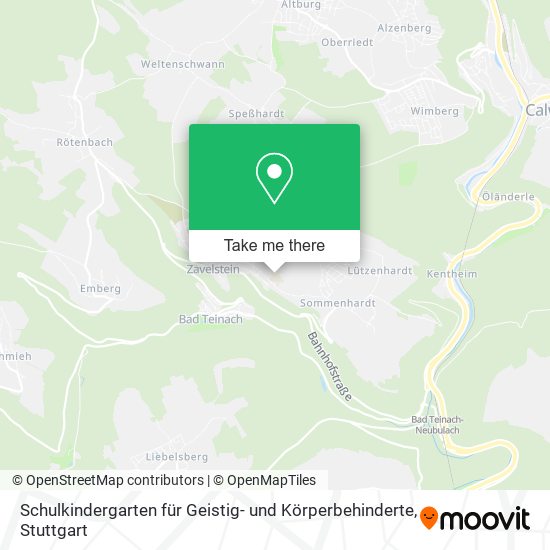 Schulkindergarten für Geistig- und Körperbehinderte map