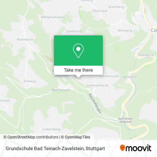 Карта Grundschule Bad Teinach-Zavelstein