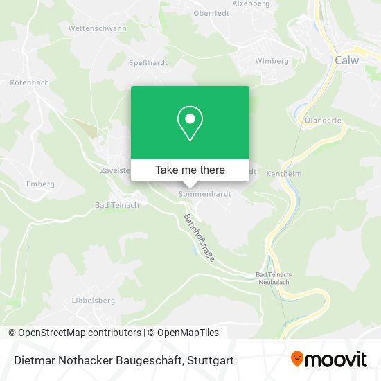 Dietmar Nothacker Baugeschäft map