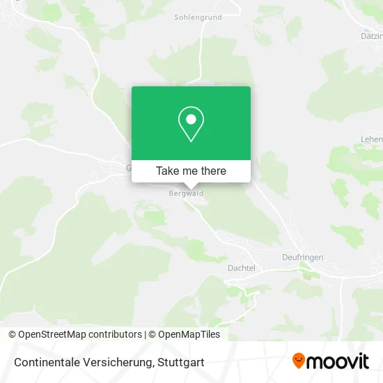 Карта Continentale Versicherung