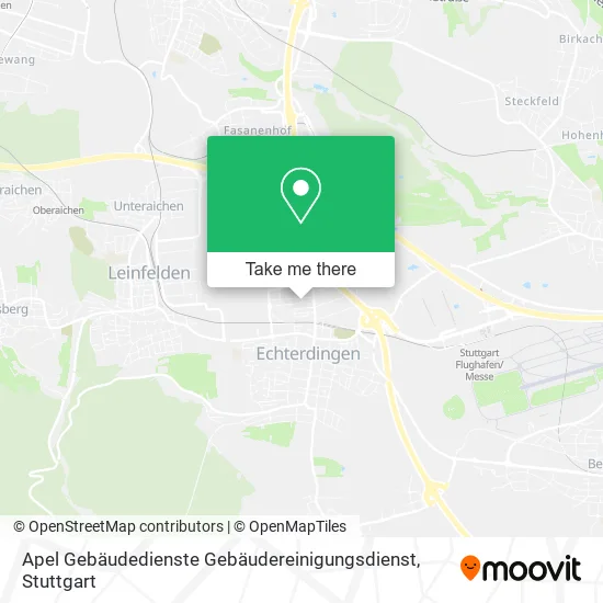 Карта Apel Gebäudedienste Gebäudereinigungsdienst