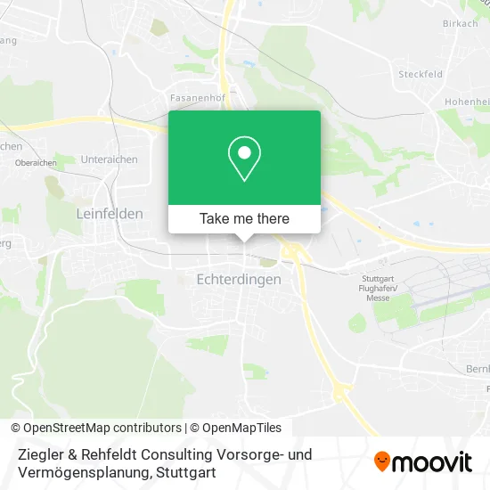 Карта Ziegler & Rehfeldt Consulting Vorsorge- und Vermögensplanung