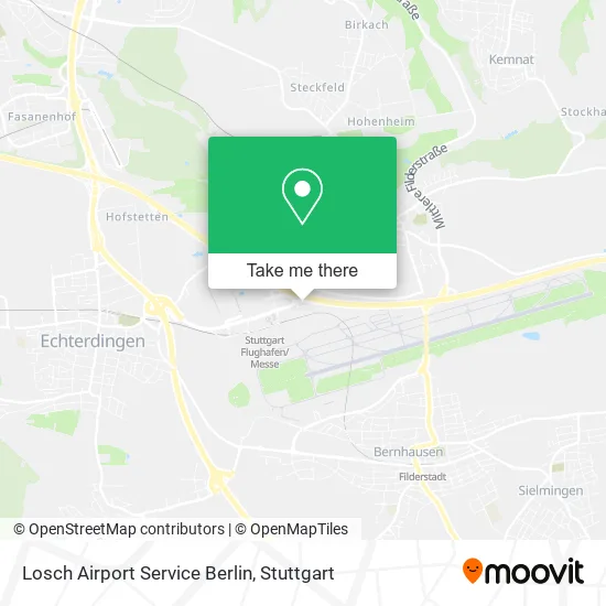 Карта Losch Airport Service Berlin