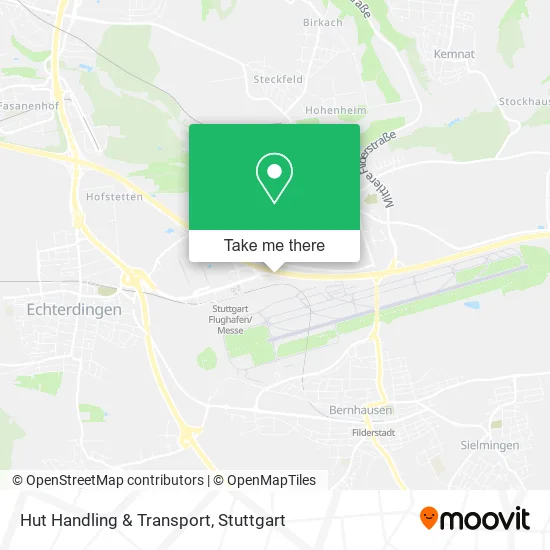 Карта Hut Handling & Transport