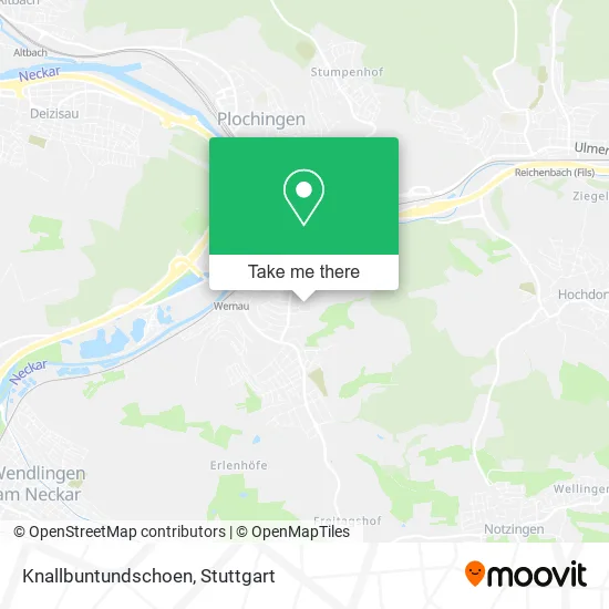Карта Knallbuntundschoen