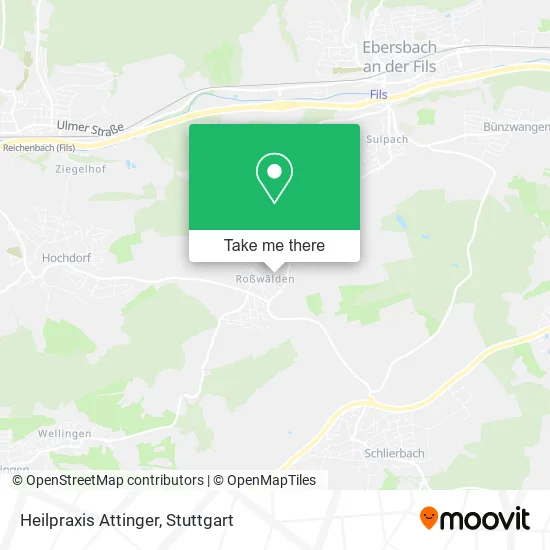 Карта Heilpraxis Attinger
