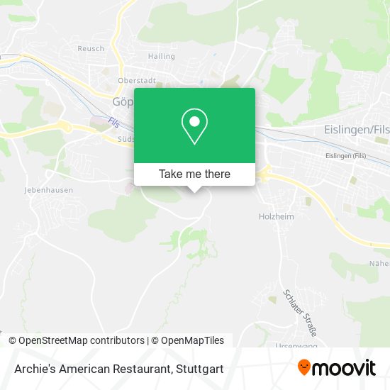 Archie's American Restaurant map