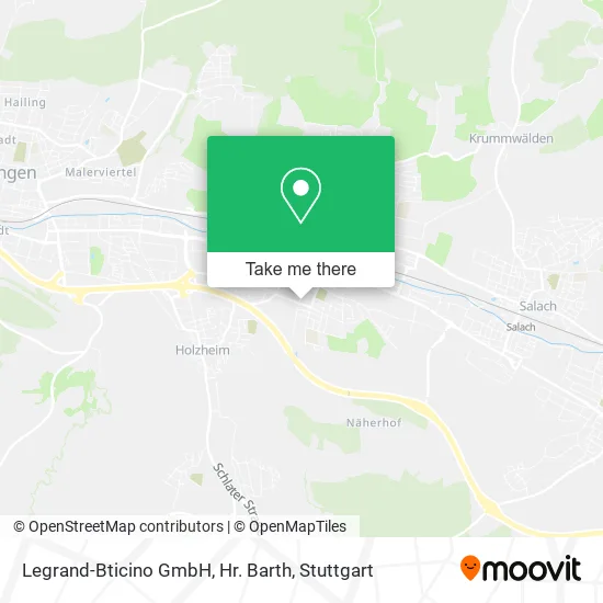 Карта Legrand-Bticino GmbH, Hr. Barth