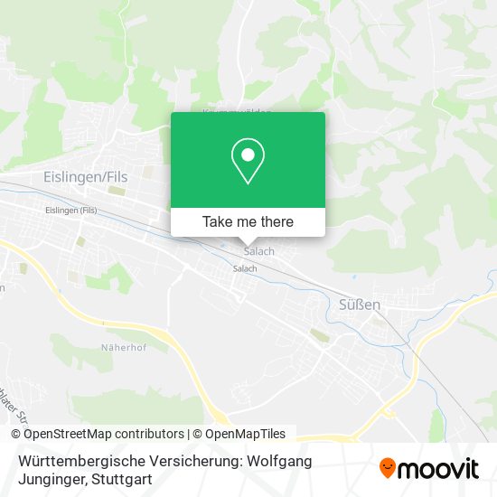 Württembergische Versicherung: Wolfgang Junginger map