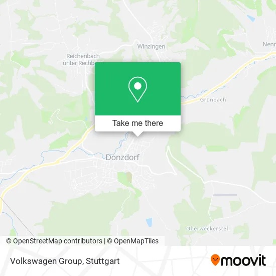 Карта Volkswagen Group