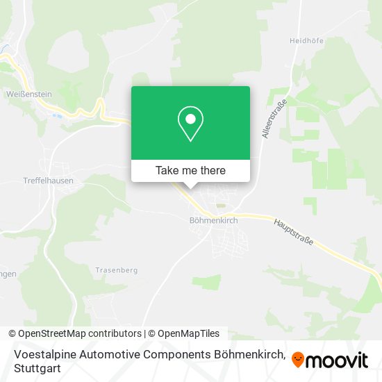 Карта Voestalpine Automotive Components Böhmenkirch