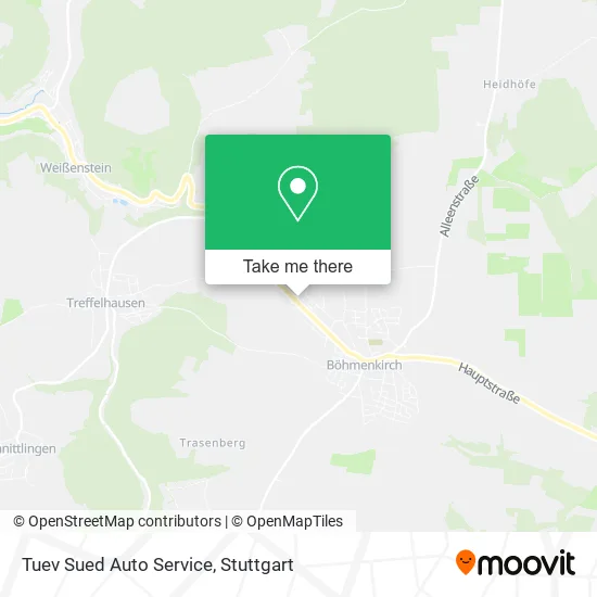 Tuev Sued Auto Service map