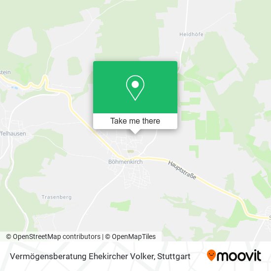 Карта Vermögensberatung Ehekircher Volker