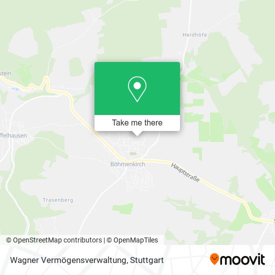 Карта Wagner Vermögensverwaltung