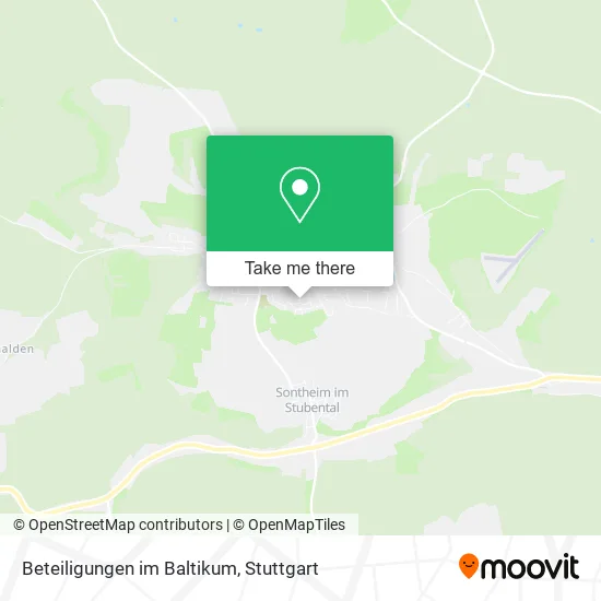 Карта Beteiligungen im Baltikum