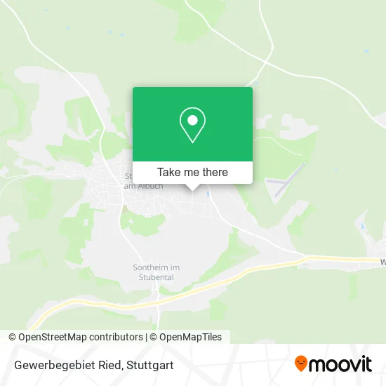 Карта Gewerbegebiet Ried
