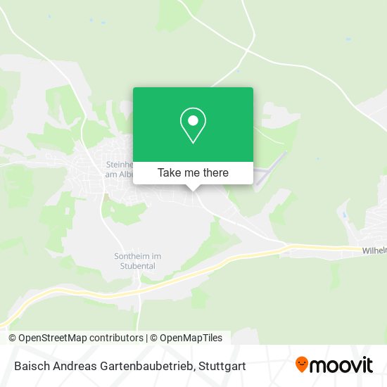 Baisch Andreas Gartenbaubetrieb map