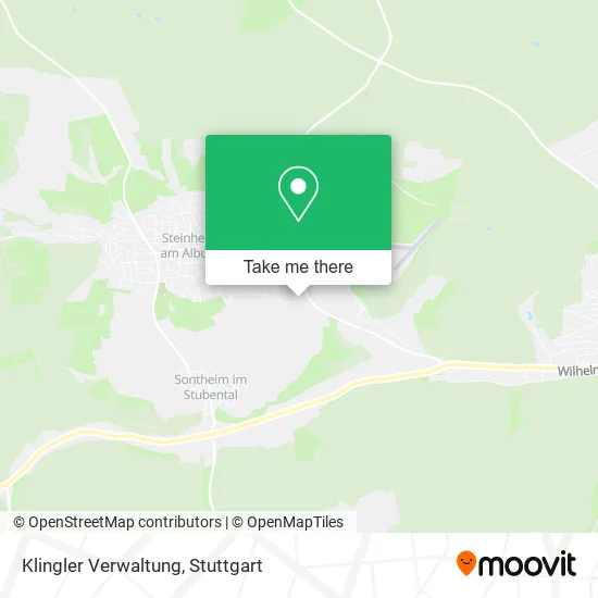 Карта Klingler Verwaltung