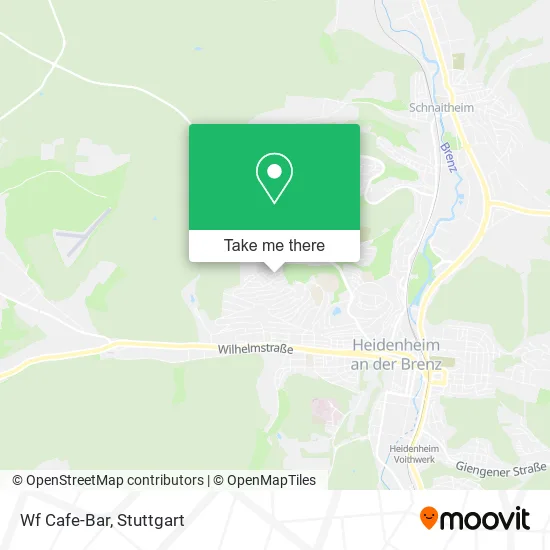 Карта Wf Cafe-Bar