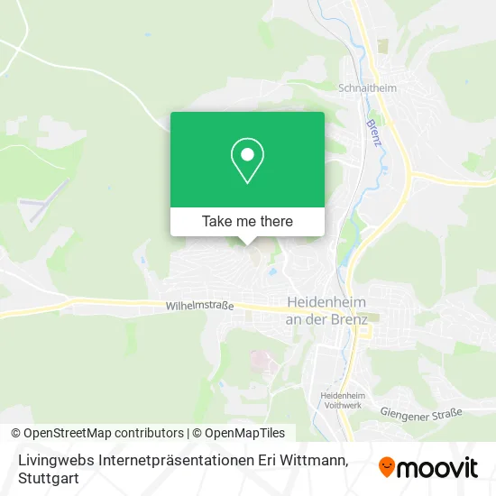 Карта Livingwebs Internetpräsentationen Eri Wittmann