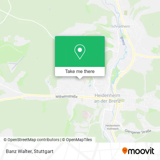 Карта Banz Walter