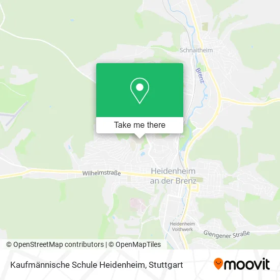 Карта Kaufmännische Schule Heidenheim