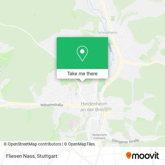 Карта Fliesen Nass