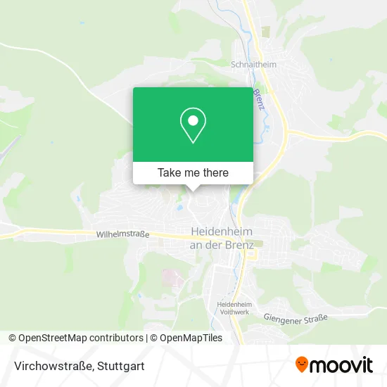 Карта Virchowstraße