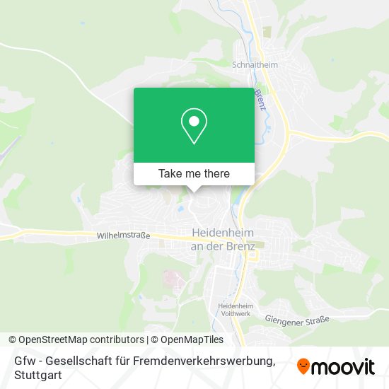 Gfw - Gesellschaft für Fremdenverkehrswerbung map