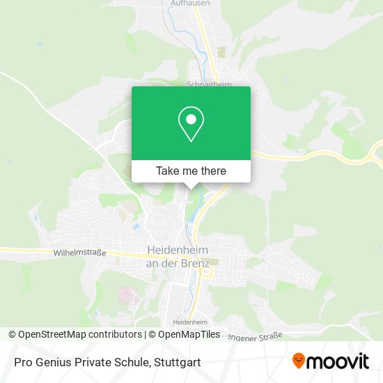 Pro Genius Private Schule map