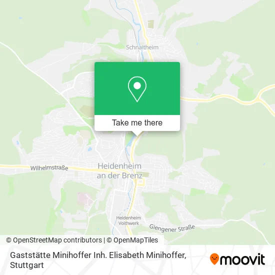 Карта Gaststätte Minihoffer Inh. Elisabeth Minihoffer