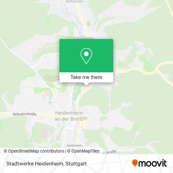 Stadtwerke Heidenheim map