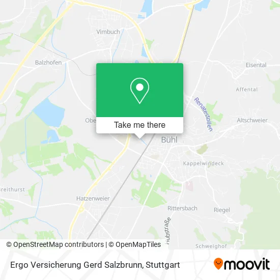 Карта Ergo Versicherung Gerd Salzbrunn