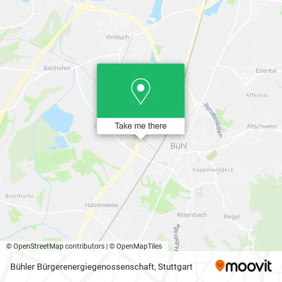 Карта Bühler Bürgerenergiegenossenschaft