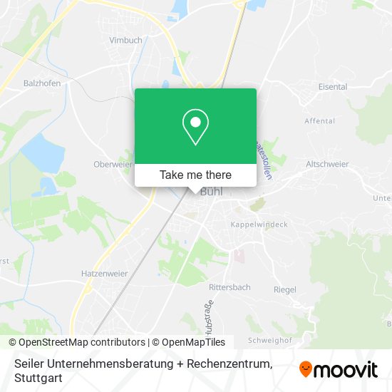 Карта Seiler Unternehmensberatung + Rechenzentrum