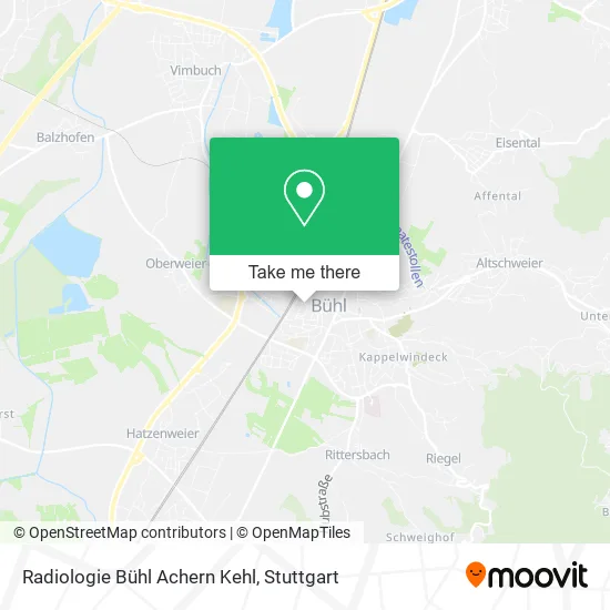 Карта Radiologie Bühl Achern Kehl