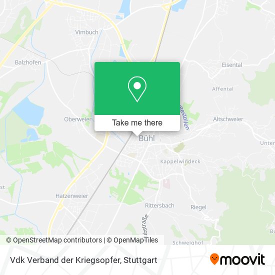 Vdk Verband der Kriegsopfer map