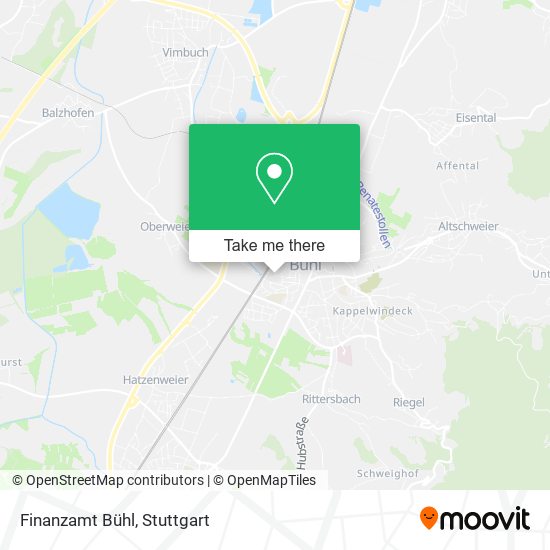 Карта Finanzamt Bühl