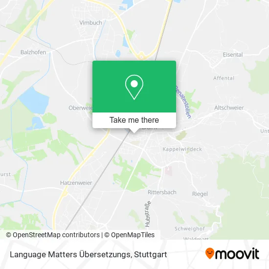 Карта Language Matters Übersetzungs