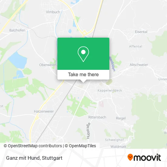 Карта Ganz mit Hund