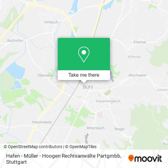 Hafen - Müller - Hoogen Rechtsanwälte Partgmbb map