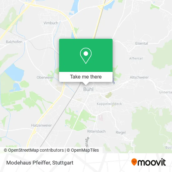 Карта Modehaus Pfeiffer