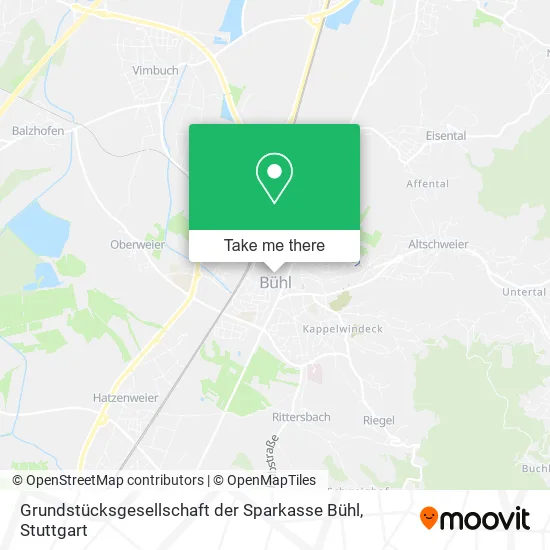 Карта Grundstücksgesellschaft der Sparkasse Bühl