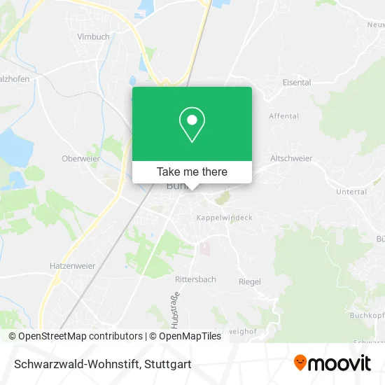 Карта Schwarzwald-Wohnstift