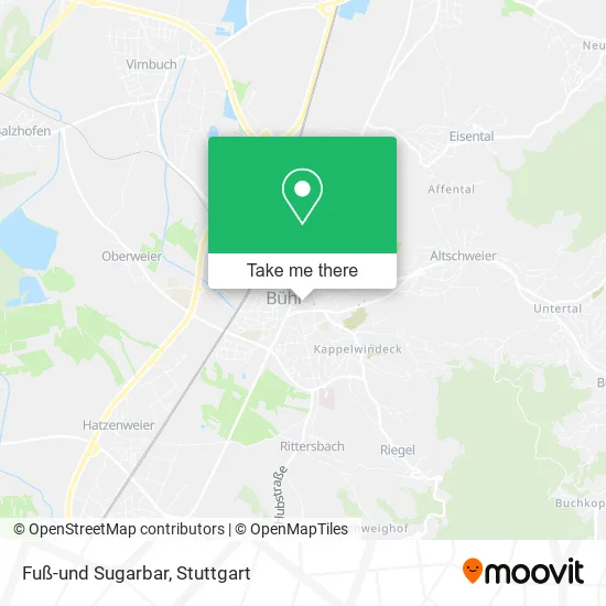 Карта Fuß-und Sugarbar